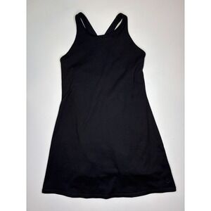 Offline by Aerie Dress XS Black Athletic Lined Mini Hugger Cross Back New